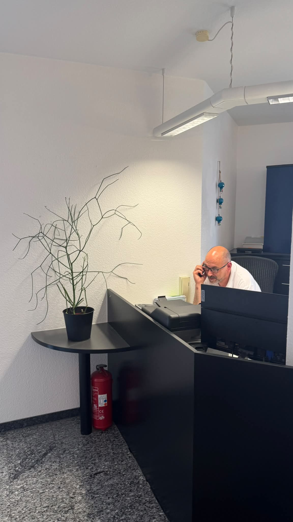 Empfang Zahnarztpraxis